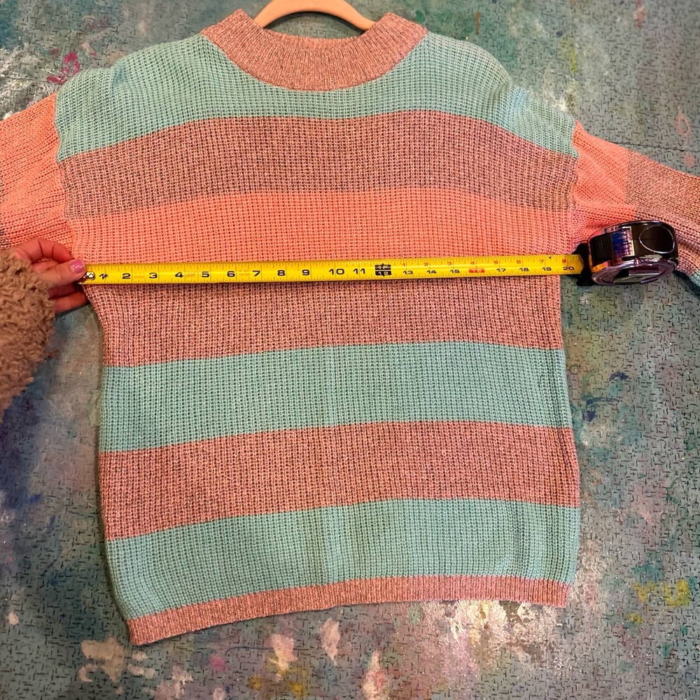 80s Metallic Threaded Sweater - image 5